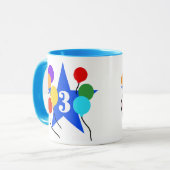 Mug Vous êtes le 3ème anniversaire d'étoile (Devant gauche)