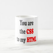 Mug Vous êtes le CSS à mon HTML (Centre)