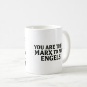 Mug Vous êtes le Marx de ma Engels Valentine Card (Devant droit)