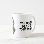 Mug Vous êtes le Marx de ma Engels Valentine Card (Devant droit)
