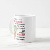 Mug Vous êtes le meilleur professeur de mathématiques. (Devant gauche)