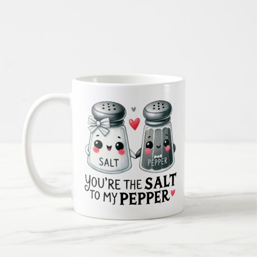 Mug Vous êtes le sel à ma poivre - (Gauche)