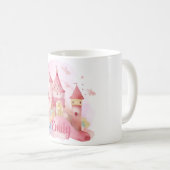 Mug Vous êtes Loved Palace sur le nuage rose (Devant droit)