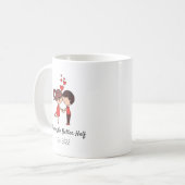 Mug Vous êtes ma meilleure moitié Citation d'amour éta (Devant gauche)