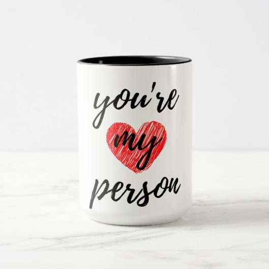 Mug Vous êtes ma personne noire (Centre)