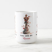 Mug Vous êtes ma Reine Chess Saint-Valentin (Centre)