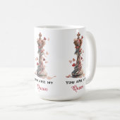 Mug Vous êtes ma Reine Chess Saint-Valentin (Devant droit)