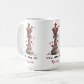 Mug Vous êtes ma Reine Chess Saint-Valentin (Devant gauche)