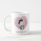 Mug Vous Êtes Mime Amour, Mon Amour, Mignonnes Valenti (Gauche)