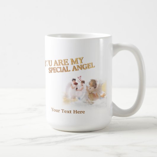 Mug Vous êtes mon ange spécial - customisez-le ! (Droite)