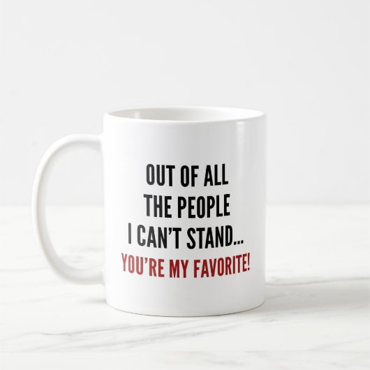 Mug Vous êtes mon favori (Gauche)