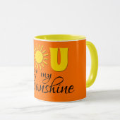 Mug Vous êtes mon soleil (Devant droit)