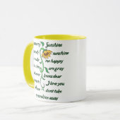 Mug Vous êtes mon soleil (Devant gauche)