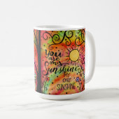 Mug "Vous Êtes Mon Soleil" Amusant Gai (Devant droit)