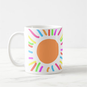 Mug vous êtes mon soleil jaune orange rayons de soleil