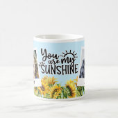 Mug Vous êtes mon soleil photo personnalisée (Centre)