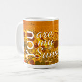 Mug "Vous êtes mon soleil" Tournesol (Devant gauche)