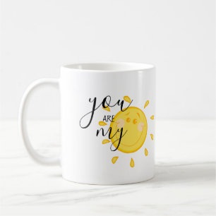 Mug Vous êtes mon soleil vous aimez à la lune et le do