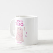Mug Vous êtes My Boo mignonne Pink Ghost Halloween (Devant gauche)