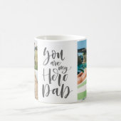 Mug Vous êtes My Hero Papa Photo Collage (Centre)