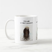 Mug Vous êtes Otterly Extraordinaire Silly Pun avec Cu (Gauche)