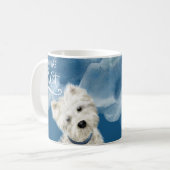 Mug Vous êtes Pawfect, Westie Poodle Dog Fun Dog Pun B (Devant gauche)