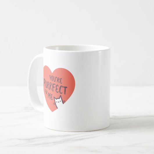 Mug Vous êtes Purrfect pour moi (Devant gauche)