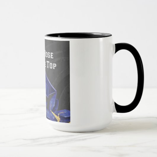 Mug Vous êtes Rose au sommet (Droite)