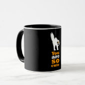 Mug Vous êtes si mignon chat frusté (Devant gauche)