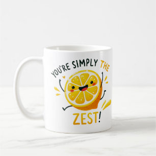 Mug Vous êtes Simply the Zest" - Conception vibrante d