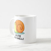 Mug Vous êtes Spe-shell drôle Pun escargot (Devant gauche)