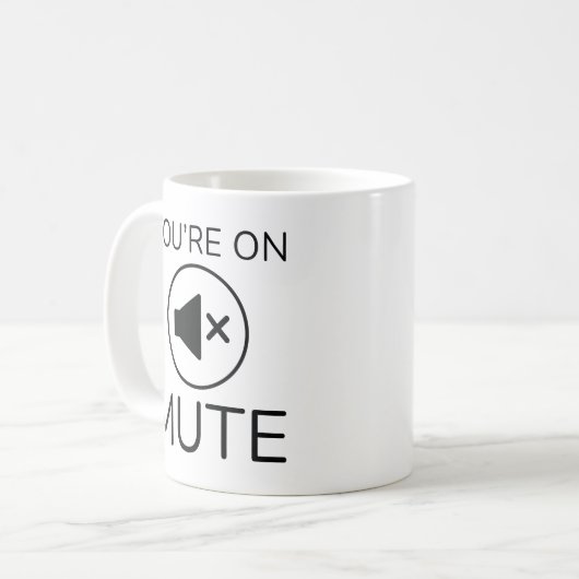 Mug Vous êtes sur Mute (Devant gauche)