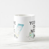 Mug Vous êtes sur Mute Watercolor Téléphone Ordinateur (Centre)