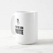 Mug Vous êtes sur Mute - Zoom Call Humour (Devant gauche)