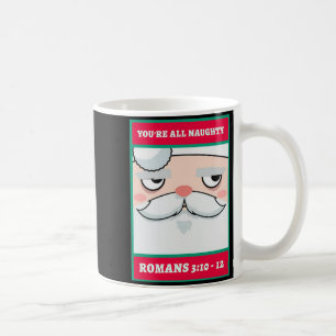 Mug Vous êtes tous de vilains Romains 3 10 12 Noël