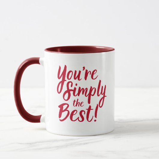 Mug Vous êtes tout simplement le meilleur (Gauche)