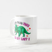 Mug Vous êtes Tricera Tops Dinosaur Dinosaur Valentine (Devant gauche)