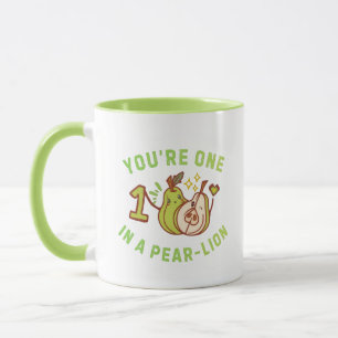 Mug Vous êtes un dans une plaisanterie de poire- lion 