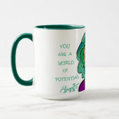 MUG VOUS ÊTES UN MONDE DE POTENTIEL (Gauche)