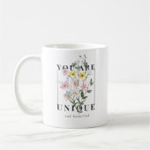 Mug Vous êtes un Slogan floral unique (Gauche)