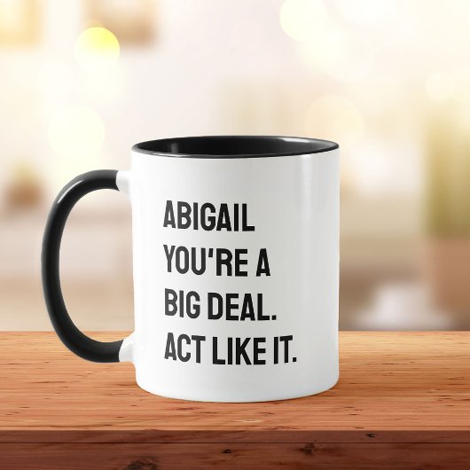 Mug Vous êtes une affaire importante : Propre It Motiv