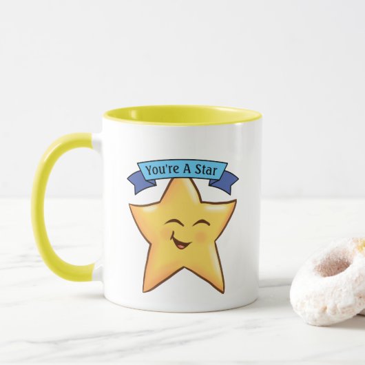 Mug Vous êtes une star  (Avec donut)