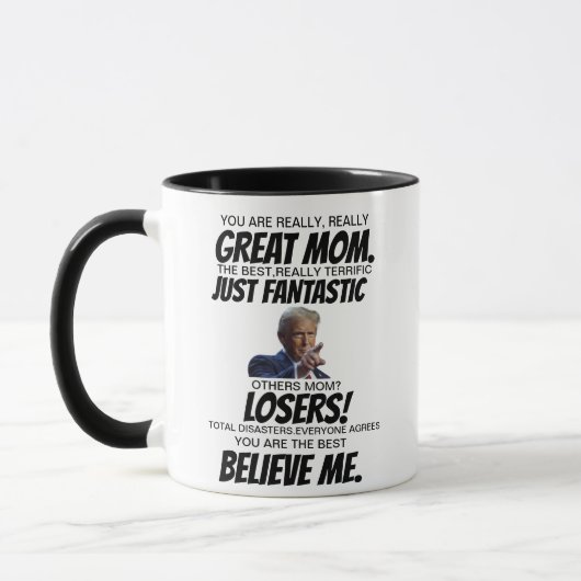 Mug Vous êtes une vraie maman géniale, la meilleure vr (Gauche)