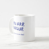 Mug Vous êtes uniques (Devant gauche)