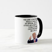 Mug Vous êtes vraiment un géologue génial, Trump (Devant droit)