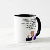 Mug Vous êtes vraiment un grand batteur, un Trump amus (Devant droit)