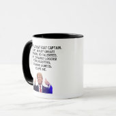 Mug Vous êtes vraiment un grand capitaine de bateau, v (Devant gauche)