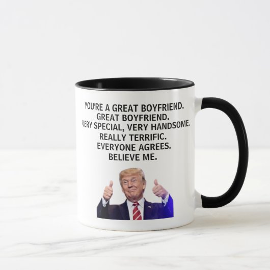 Mug Vous êtes vraiment un super copain, un Trump drôle (Droite)
