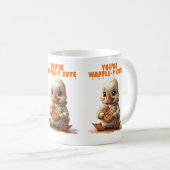 Mug Vous êtes Waffle y Cute Kawaii Duckling (Devant droit)