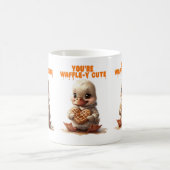 Mug Vous êtes Waffle y Cute Kawaii Duckling (Centre)